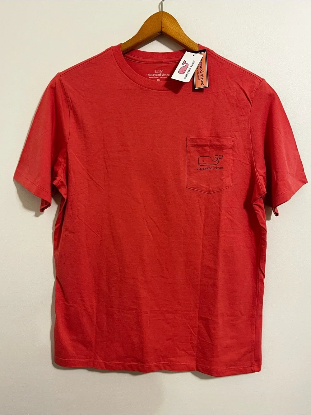 NWT Vineyard Vines ‘Vintage’ Whale Logo Pocket Tee Short Sleeve Youth XL Cotton
